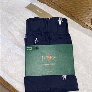 J. Crew Navy Boxer Shorts